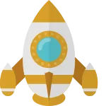 Startup Rocket SVG Icon